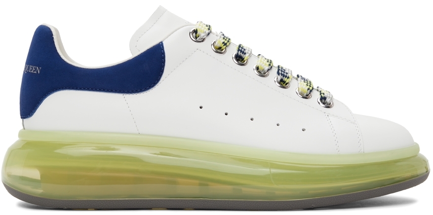 Alexander McQueen: White & Yellow Oversized Sneakers | SSENSE UK