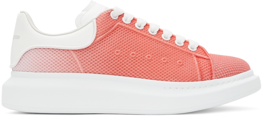 Alexander McQueen Pink & White Degradé Oversized Sneakers