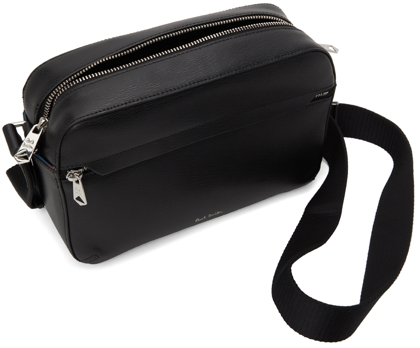 Paul Smith debossed-logo Messenger Bag - Black