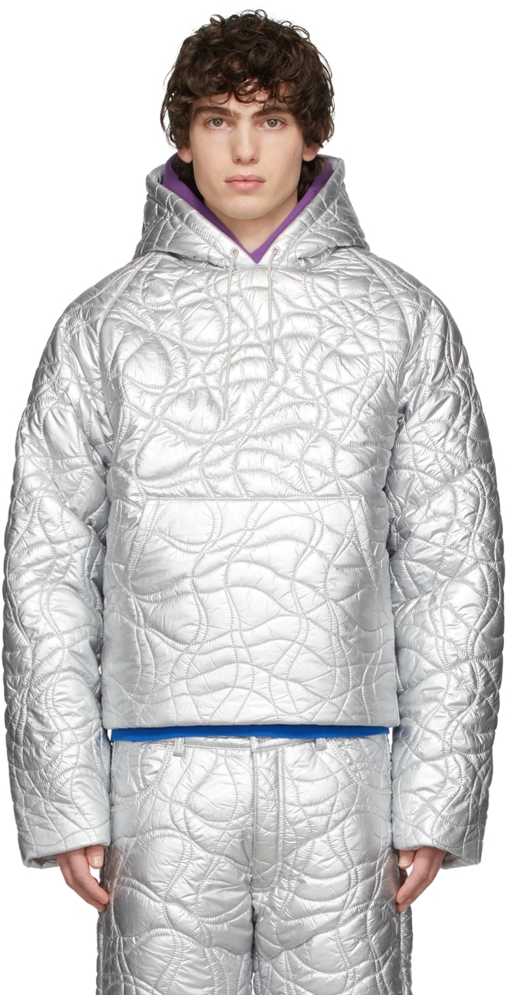 Silver Puffer Jacket