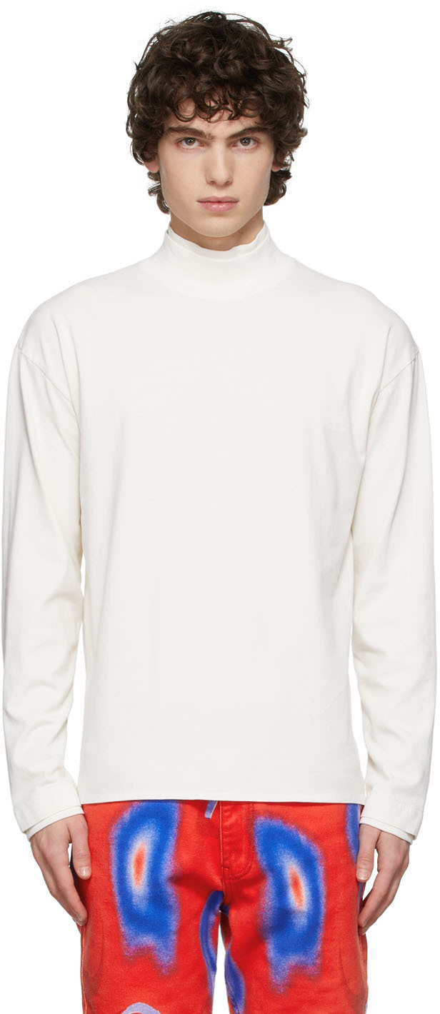 ERL Off-White Turtleneck T-Shirt