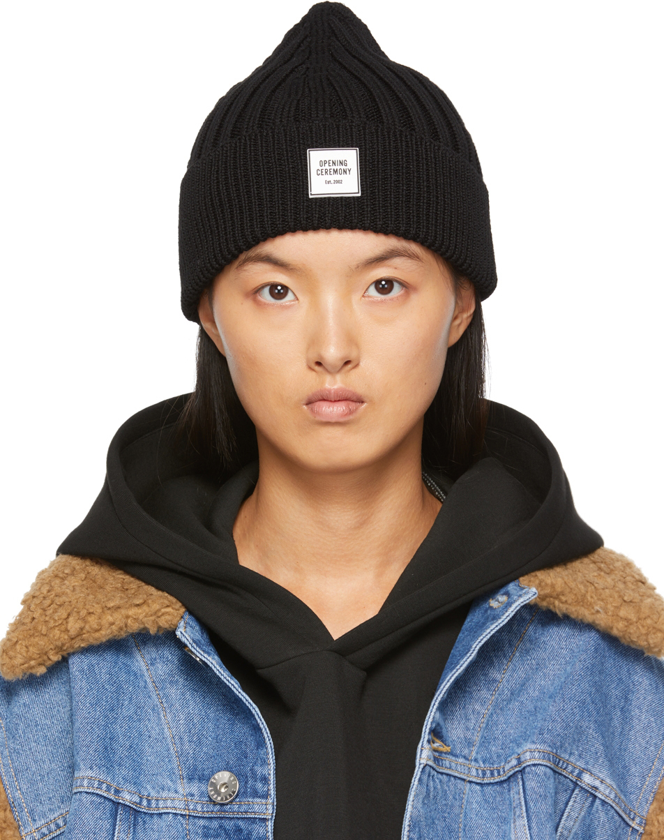 opening ceremony black beanie