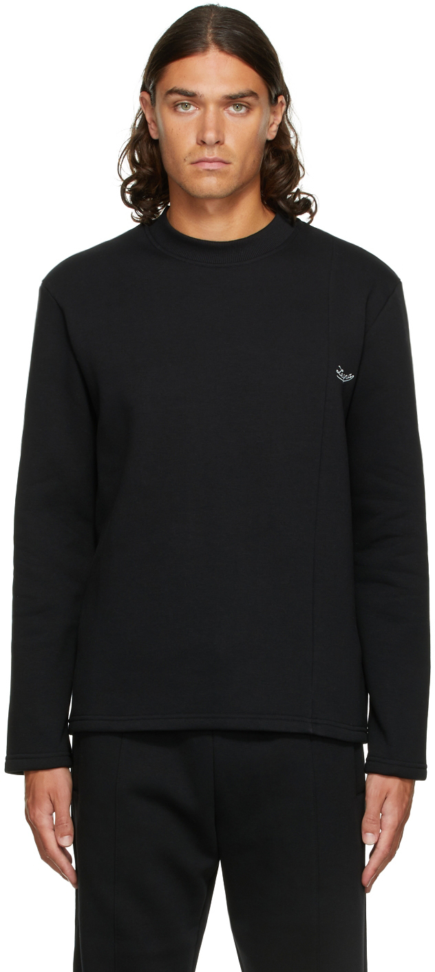 Ermenegildo Zegna Black Reconnect Mono Sweatshirt