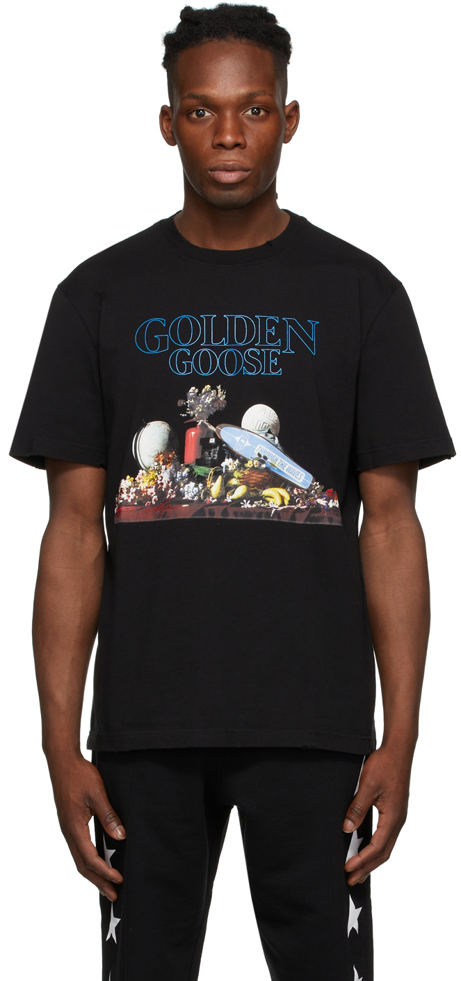 Golden Goose: Black Goose Toys T-Shirt | SSENSE