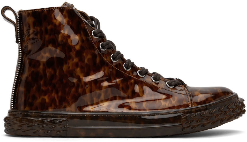 brown giuseppe sneakers