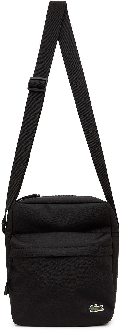 Lacoste: Black Neocroc All-Purpose Bag | SSENSE