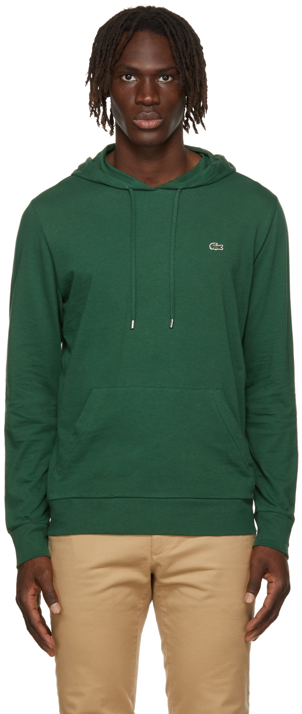 lacoste pull vert