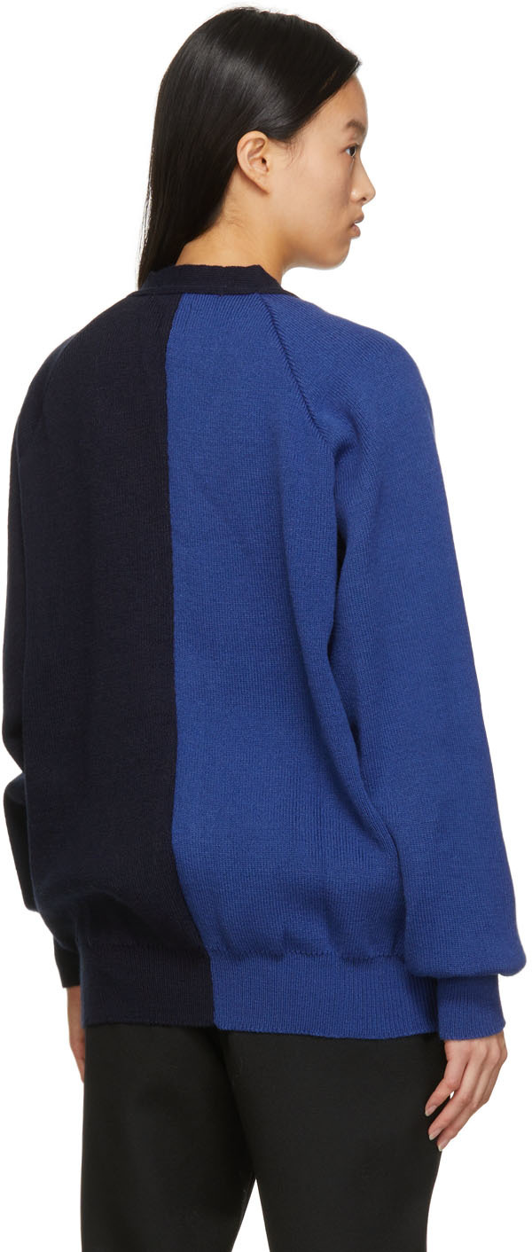 Comme des Garçons Shirt Blue & Navy Lochaven Of Scotland Cardigan