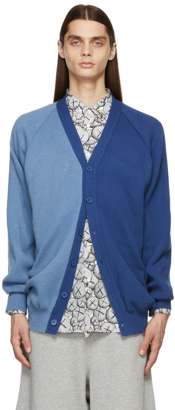 Blue Two-Tone Lochaven of Scotland Cardigan