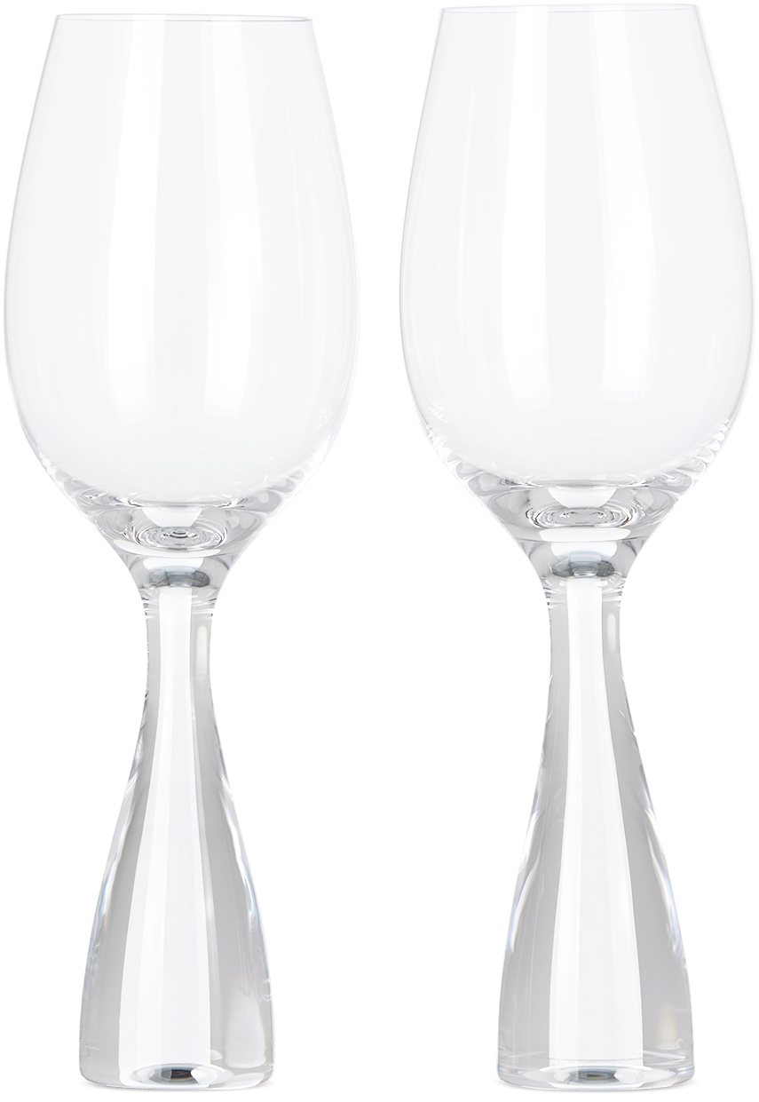 Nude Glass Set of 2 Wine Party Champagne Glasses