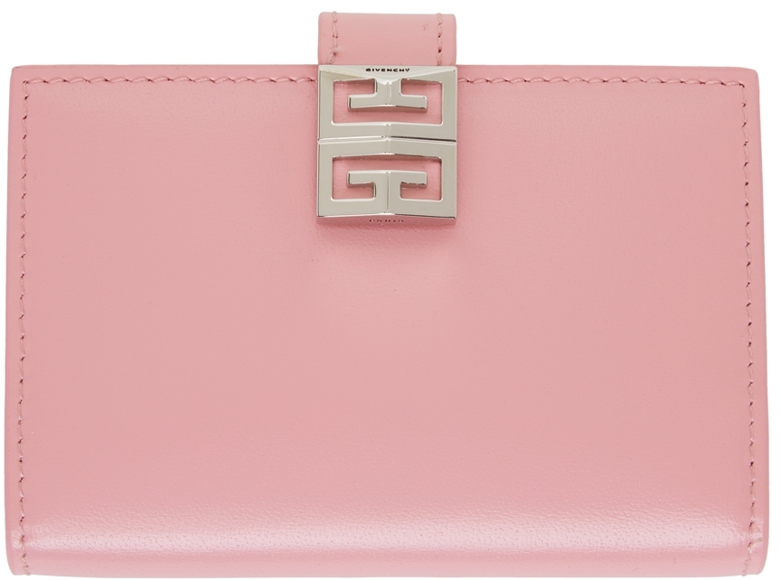 Givenchy: Pink 4G Card Holder | SSENSE