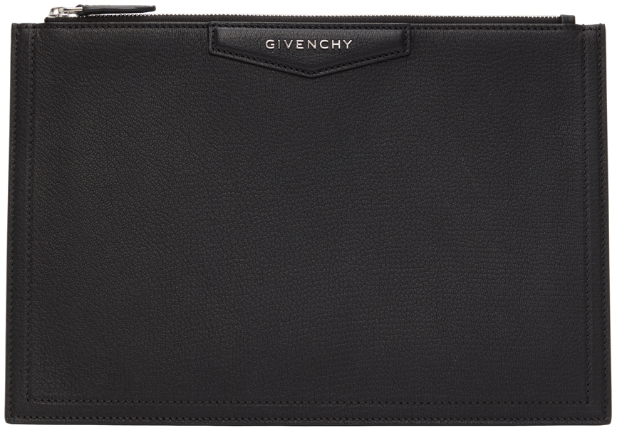Givenchy Moyenne pochette Antigona noire grainée