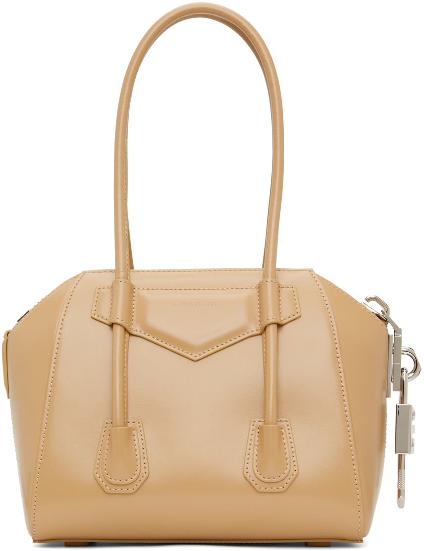 Givenchy Beige Mini Antigona Duffle Bag