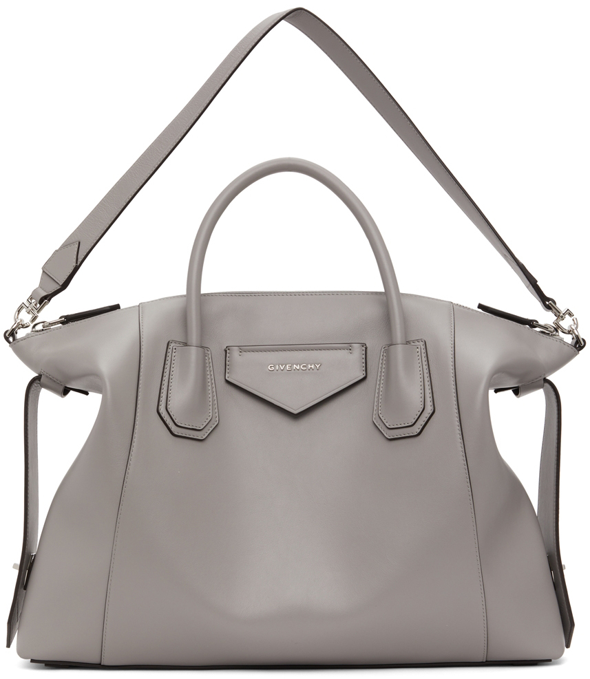 Givenchy Grey Medium Antigona Soft Bag