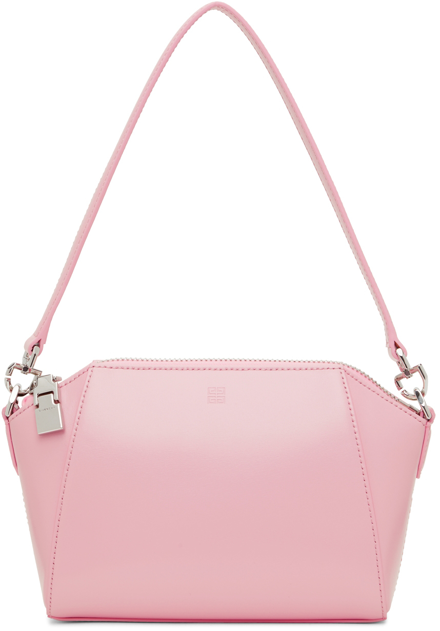 Givenchy: Pink XS Antigona Bag | SSENSE