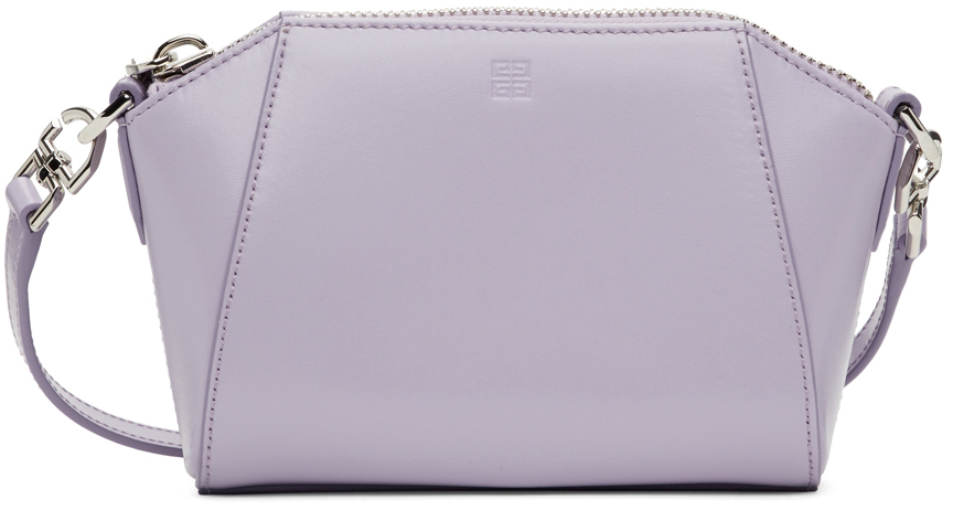 Givenchy Purple Nano Antigona Shoulder Bag