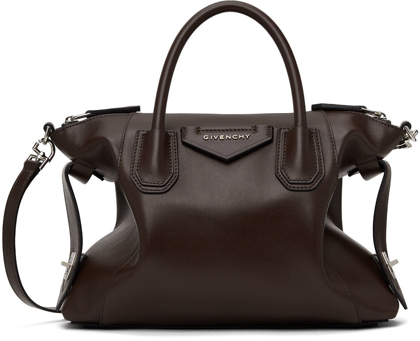 Givenchy Brown Small Antigona Soft Shoulder Bag
