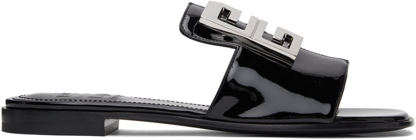 silver givenchy slides