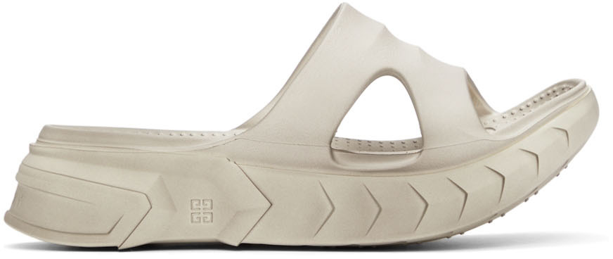 givenchy logo web flat sandals