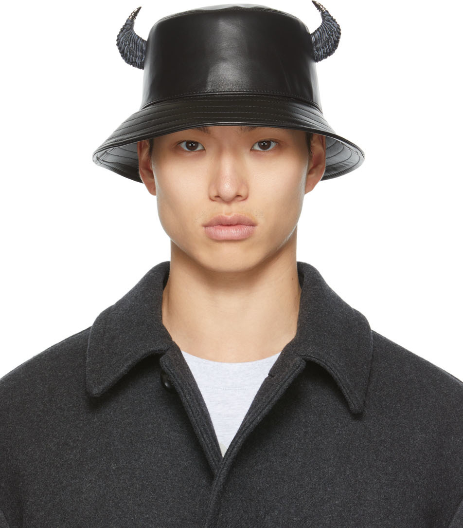 Givenchy Leather Horn Bucket Hat | Smart Closet