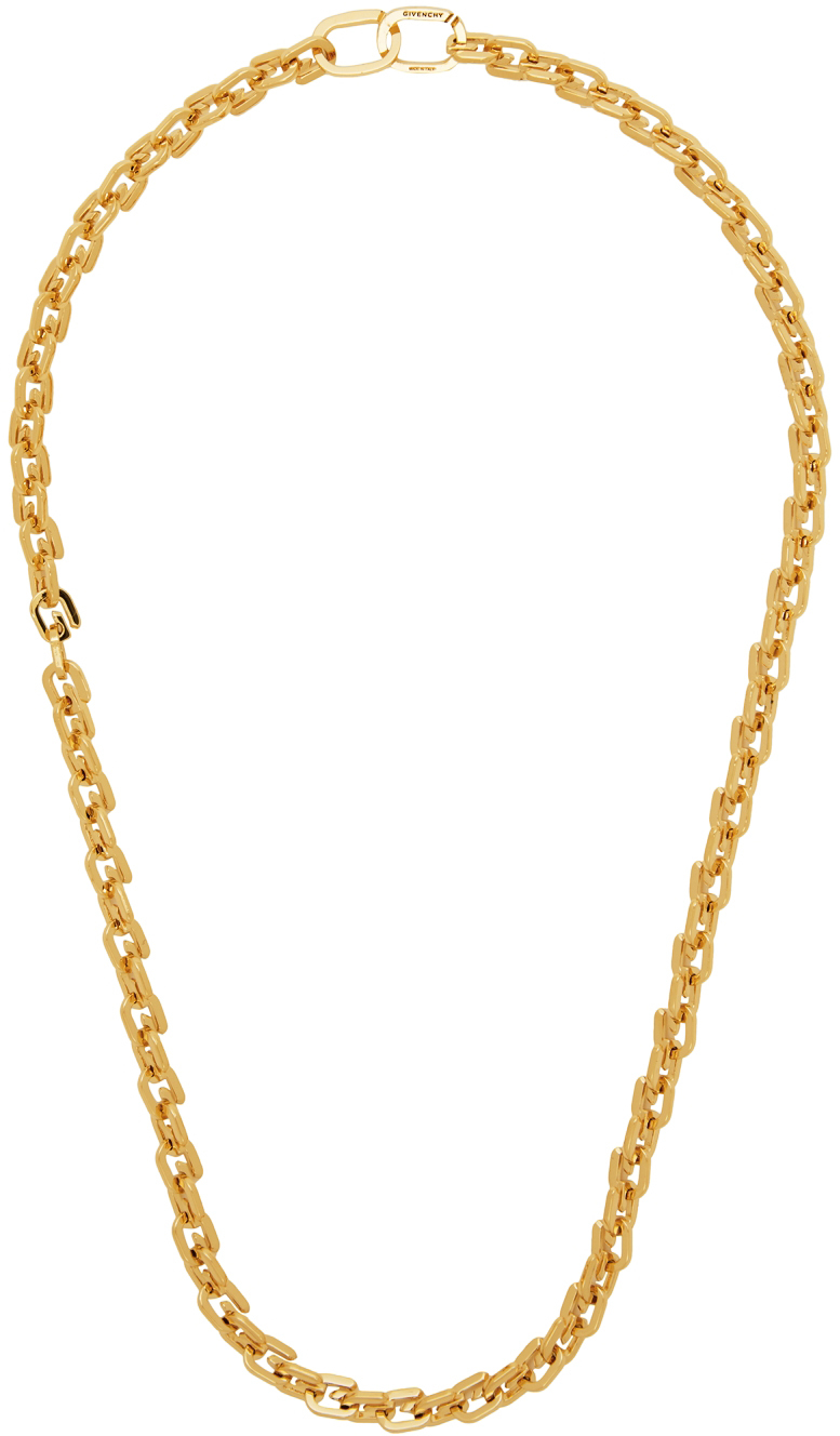 Gold G Link Necklace