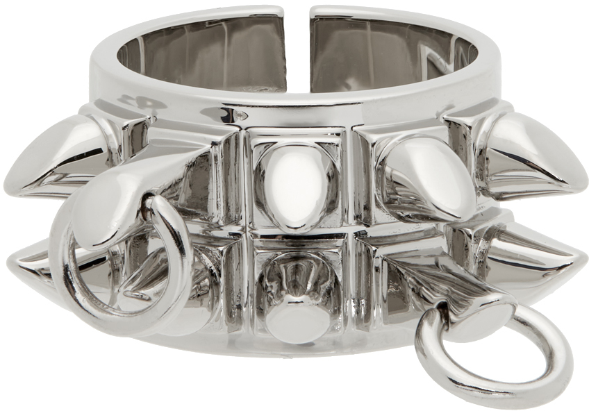 Givenchy Silver G Stud Ring