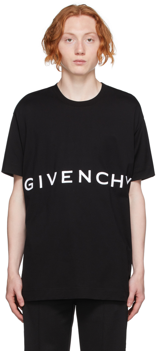black T-shirt GIVENCHY 2 M Men Clothing Givenchy Men T-shirts & Polos Givenchy Men T-shirts Givenchy Men T-shirts Givenchy Men 