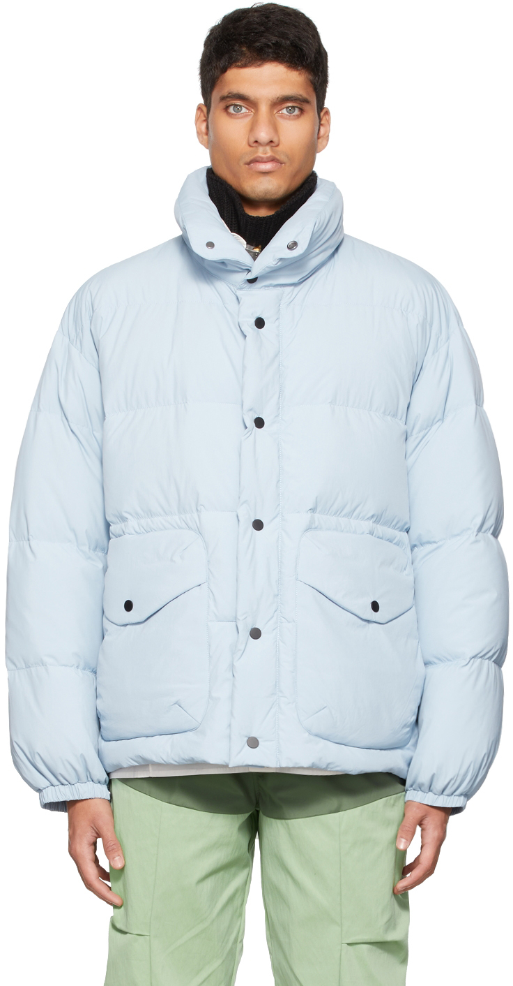 A. A. Spectrum Blue Down Boxcube Jacket | Smart Closet