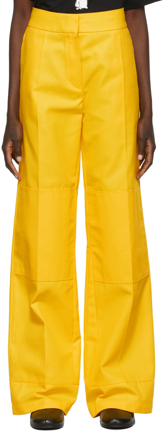 Raf Simons Yellow Workwear Trousers | Smart Closet