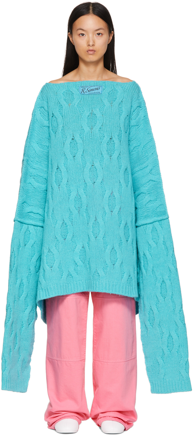 Raf Simons Pink Oversized Fantasy Sweater | Smart Closet