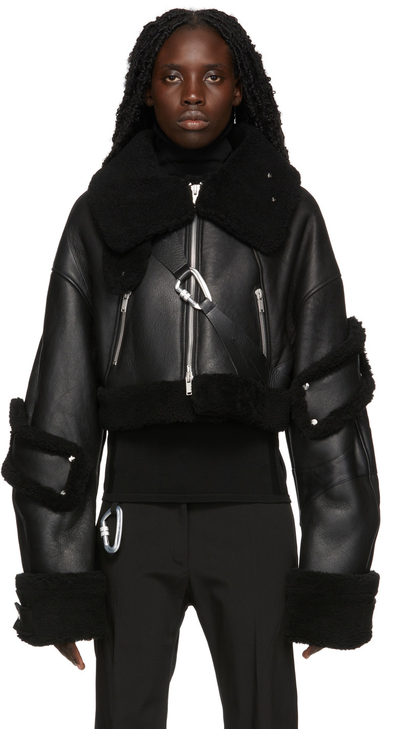 heliot emil shearling jacket