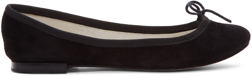Repetto ブラック Cendrillon バレリーナ フラット