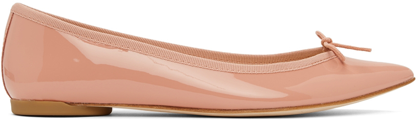 Repetto: Pink Brigette Ballerina Flats | SSENSE Canada