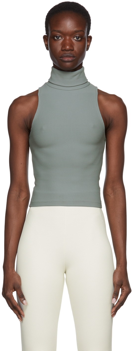 Gil Rodriguez Grey Waffle Turtleneck 