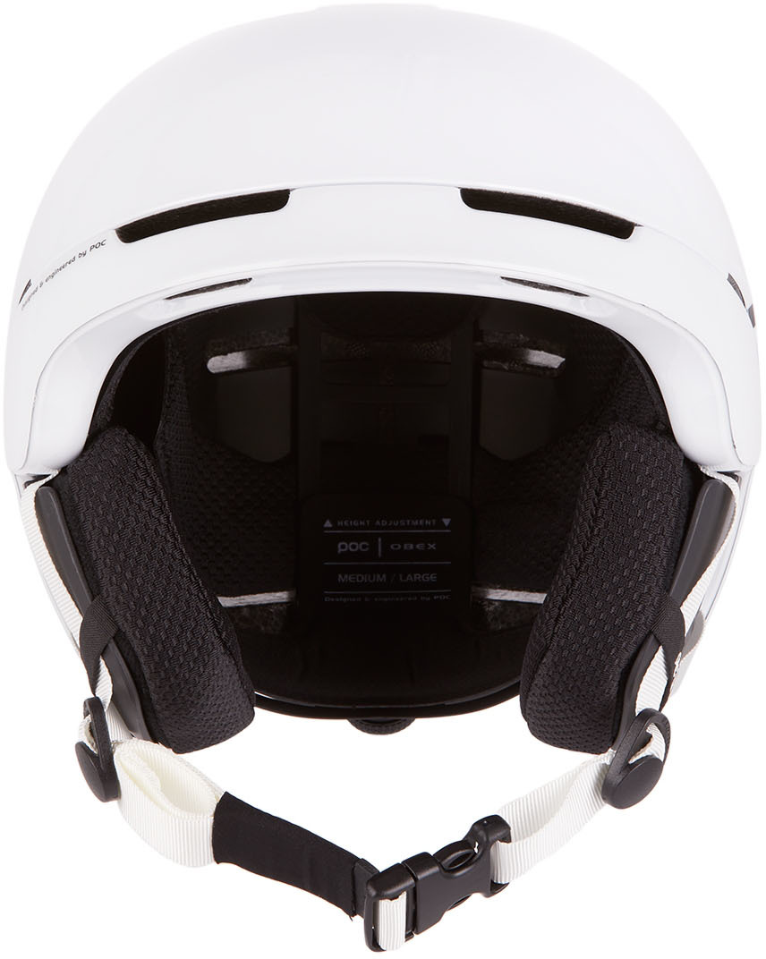 White Obex BC Mips Helmet by POC