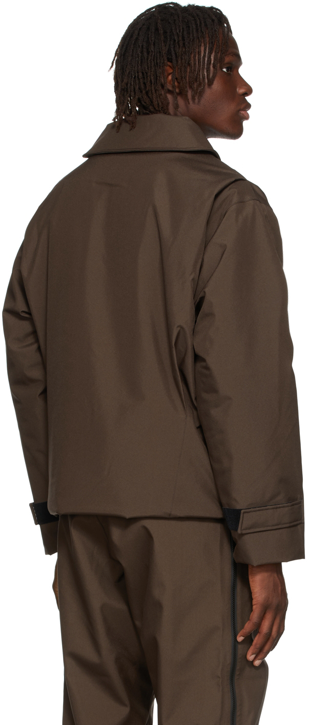 GR10K Brown Flame Split Jacket | Smart Closet