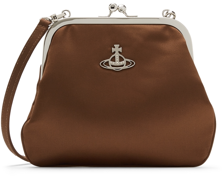 Vivienne Westwood Saffiano Leather Victoria Clutch Bag