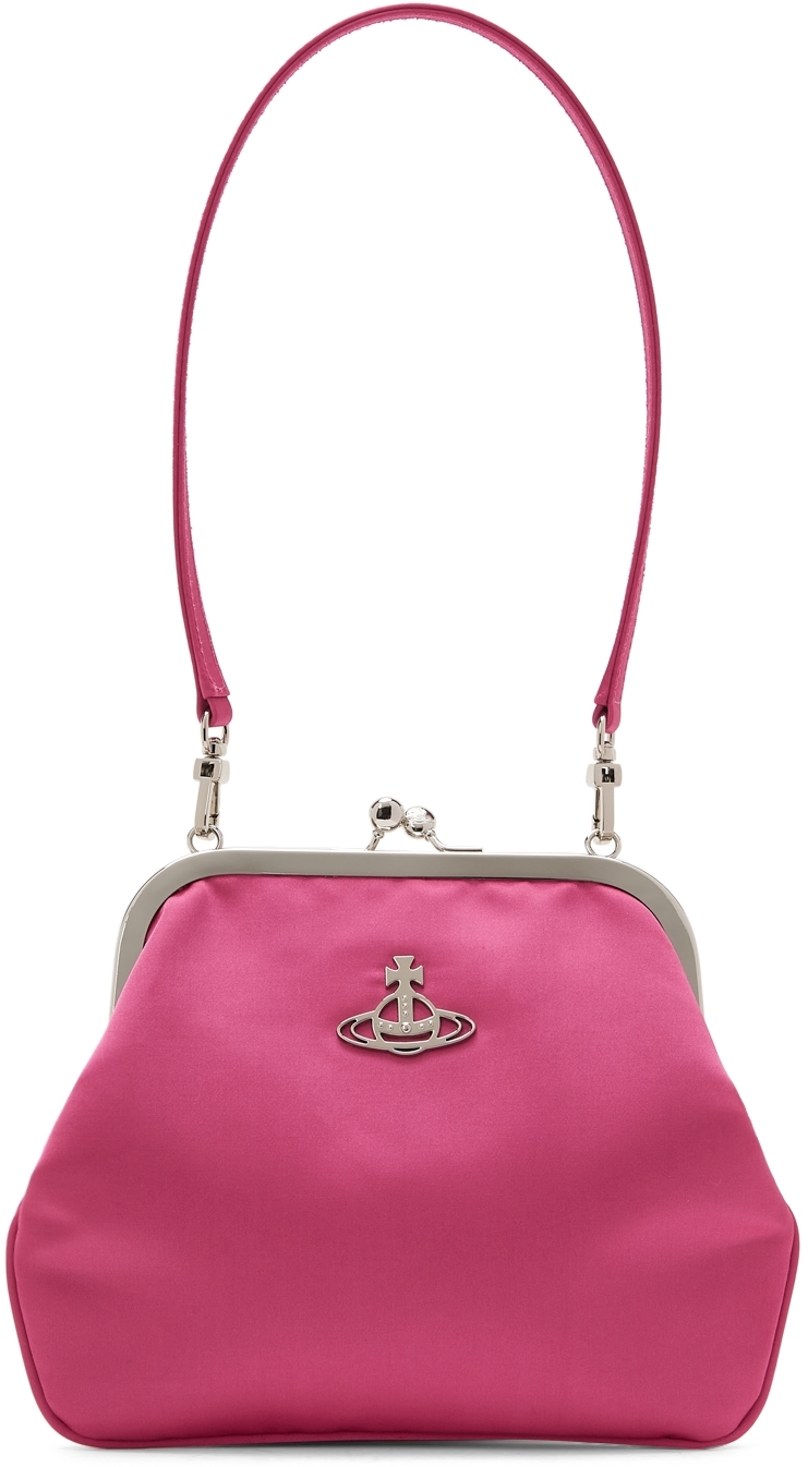 Vivienne Westwood Pink Belle Heart Frame Bag