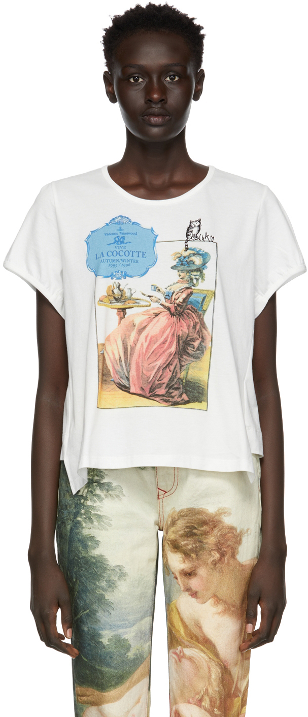 Vivienne Westwood White Andreas Kronthaler Edition Cocotte T-Shirt