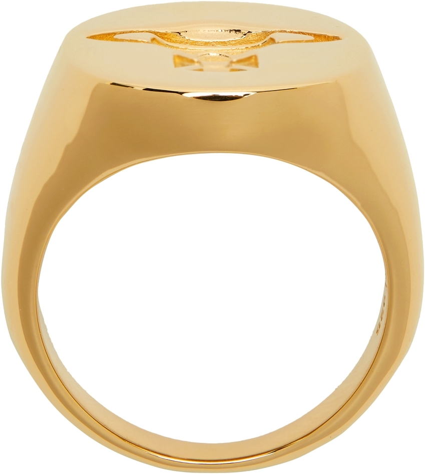 Vivienne Westwood Gold Seal Ring | Smart Closet