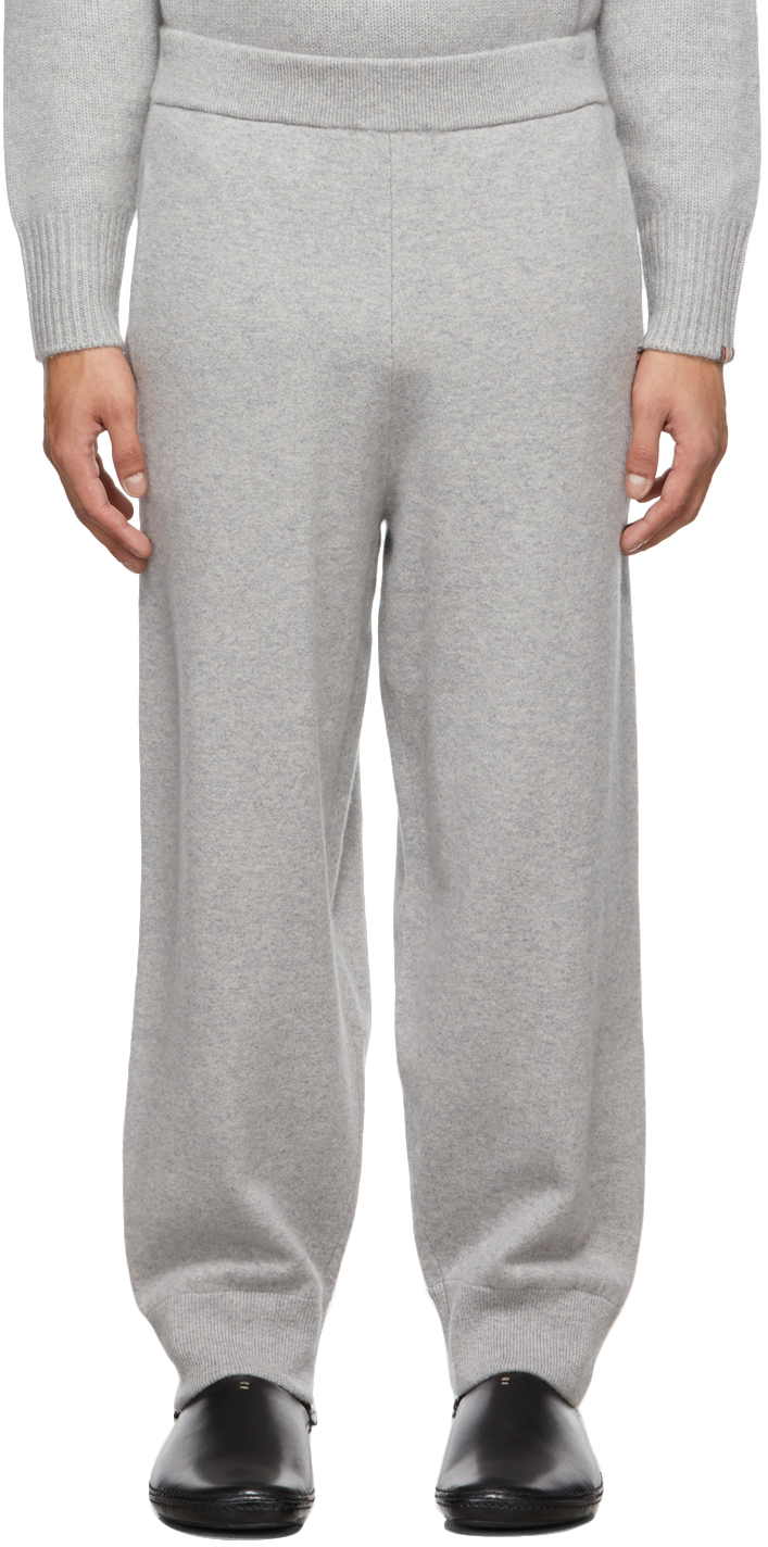 Grey No. 197 Rudolf Trousers by extreme cashmere on Sale