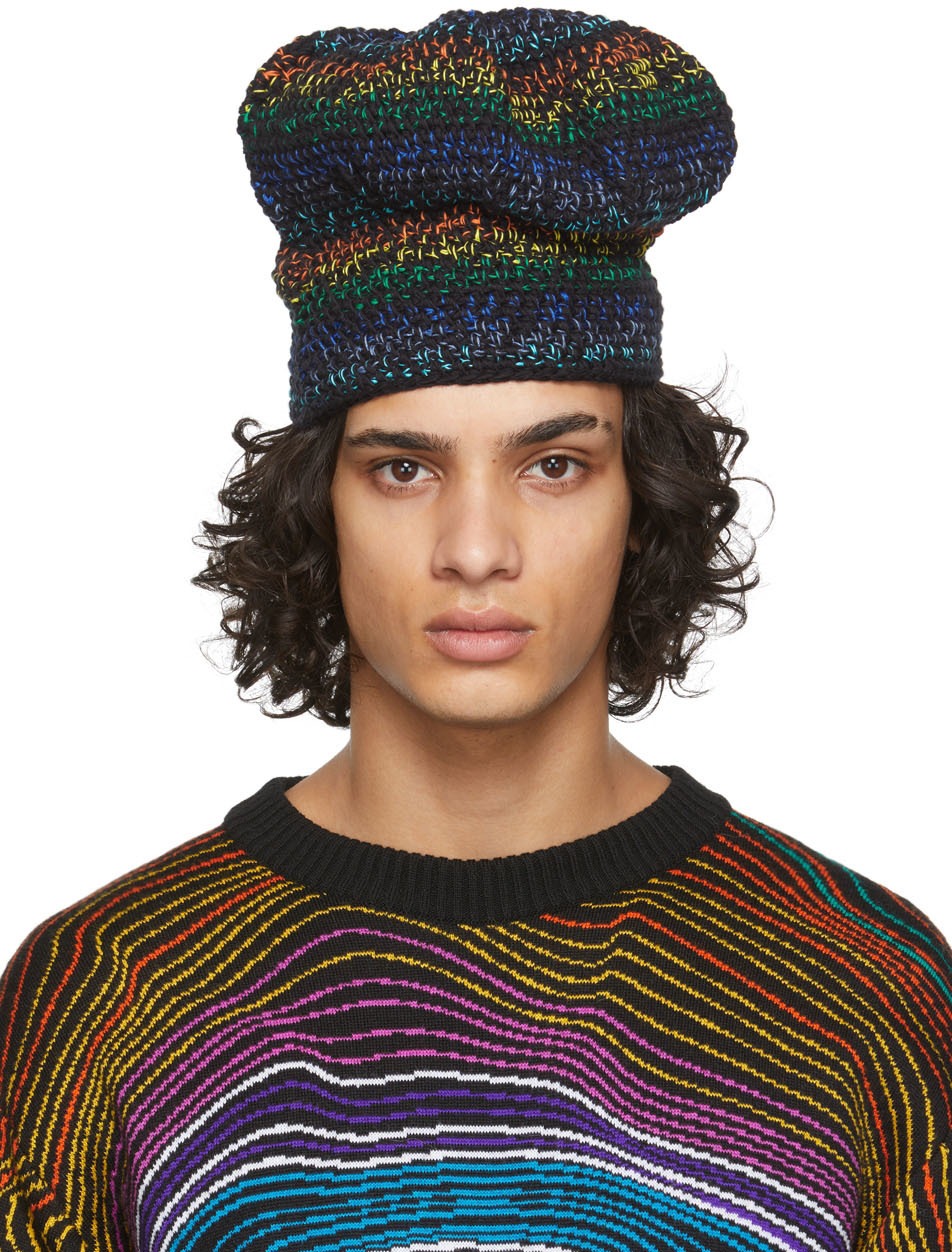 Multicolor Crochet Hat by AGR on Sale