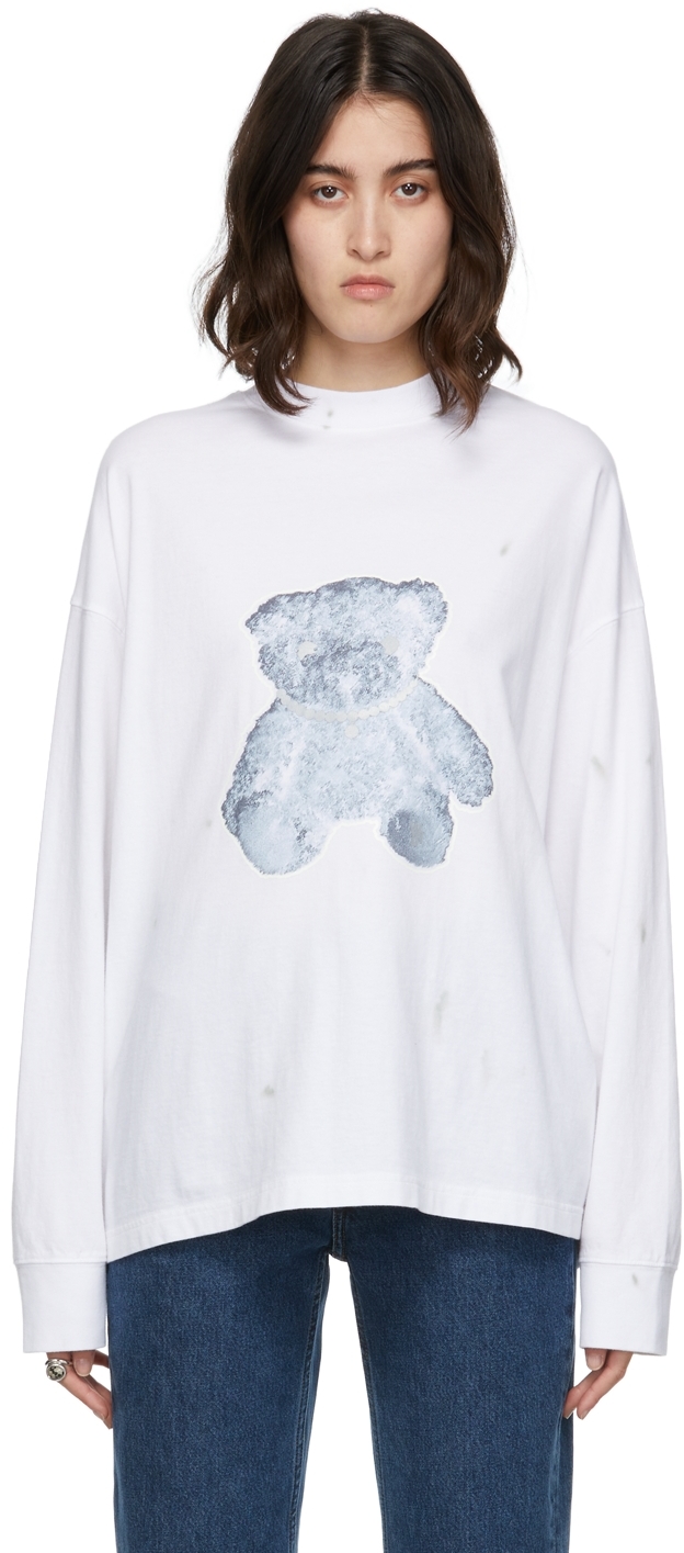We11done Pearl Teddy Long Sleeve T-Shirt