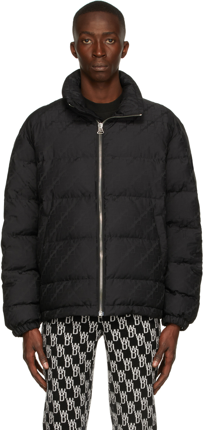 Balenciaga Logo jacquard puffer jacket