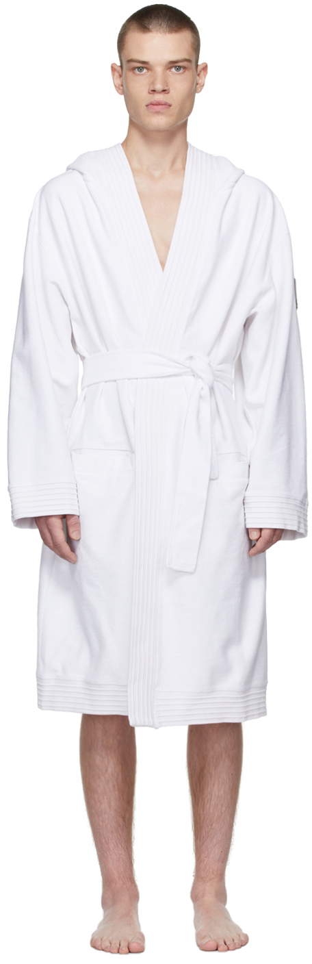 We11done: White Jersey Gown Robe | SSENSE