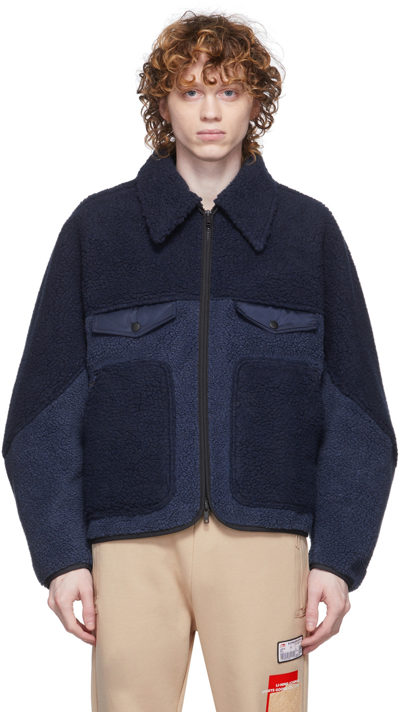 collared fleece jacket