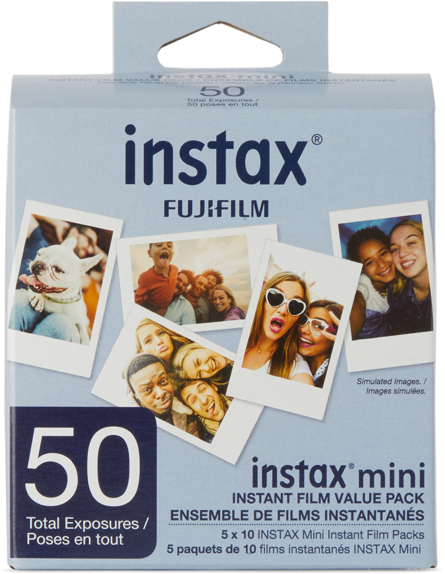 rol Alcatraz Island baai instax mini value pack instant film, 50 Exposures by Fujifilm | SSENSE