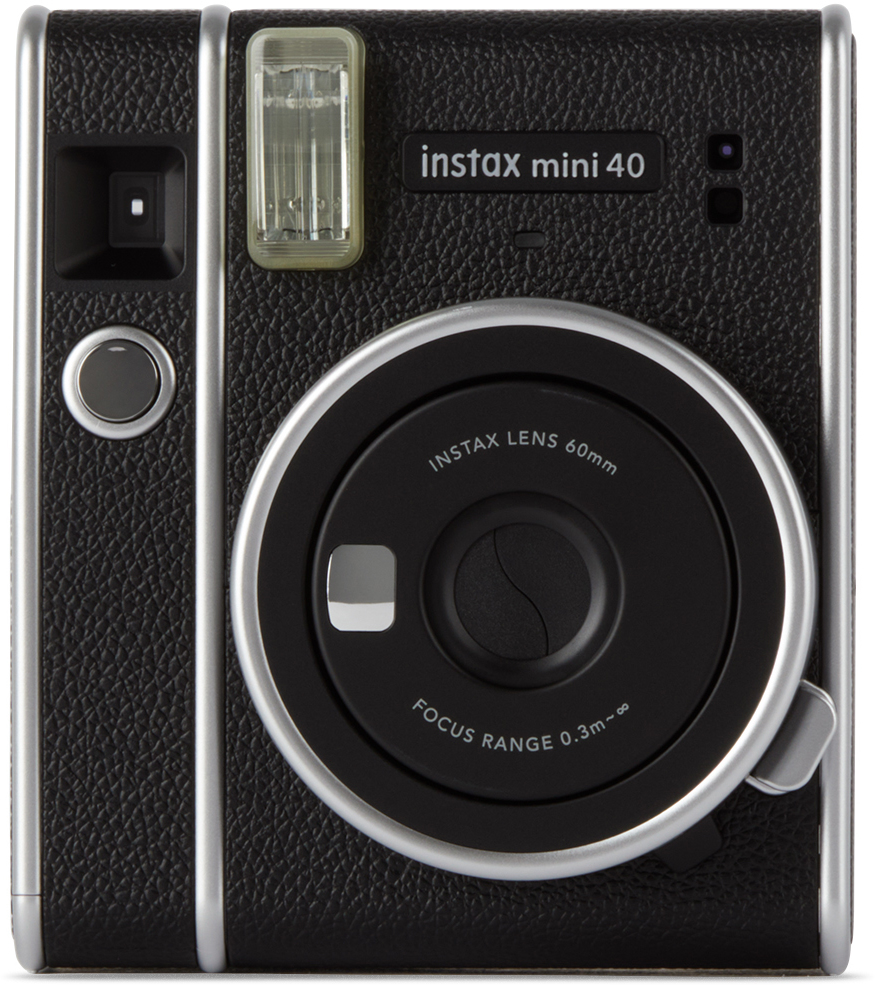 bout woordenboek puree Black instax mini 40 Instant Contact Sheet & Camera Set by Fujifilm | SSENSE