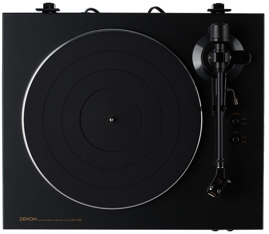 Black DP300F Turntable by Denon on Sale