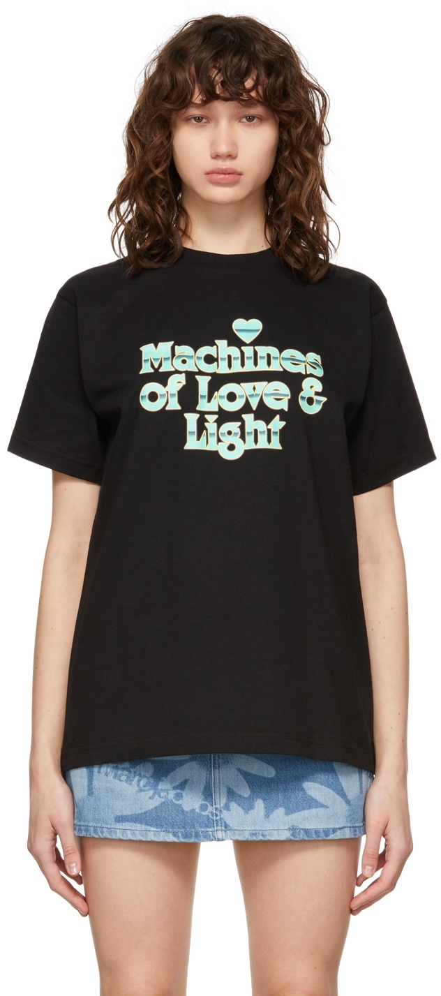 Black 'Machine Of Love Light' T-Shirt